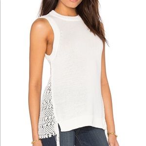 *RARE SOLD OUT** PAIGE Ellen Sweater Tank in Ivory